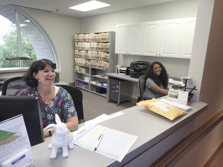 Sterling Office Tour: reception desk