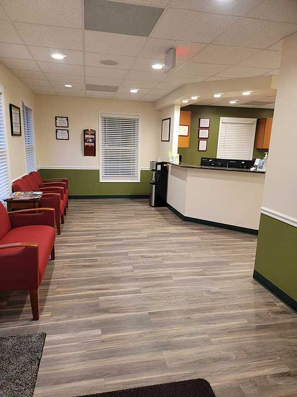 Purcellville Office Tour - reception