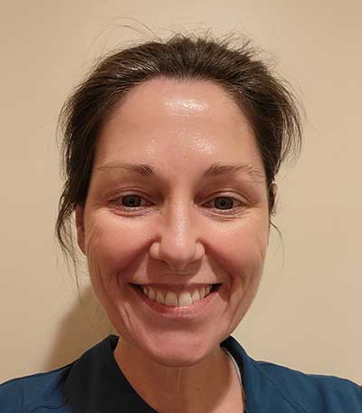 Patient Smiles after receiving BOTOX